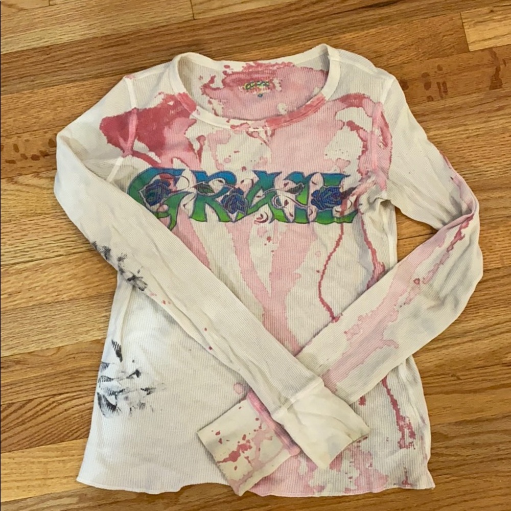 GRAIL LONG SLEEVE TEE WITH HOLES FOR THUMBS